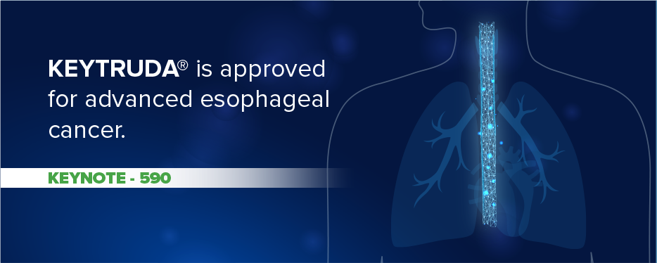 KEYTRUDA is approved for advanced esophageal cancer